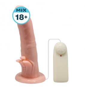 BAILE - Ultra Passionate Harness Twisting Vibrators Strap-On (L:20cm - D:3.5cm)